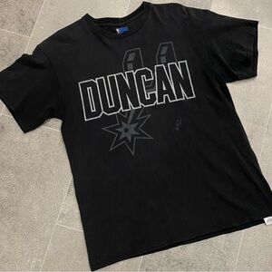 NBA Black and Gray Duncan T-Shirt